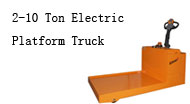 2–10 tun electric platformy náklaďák